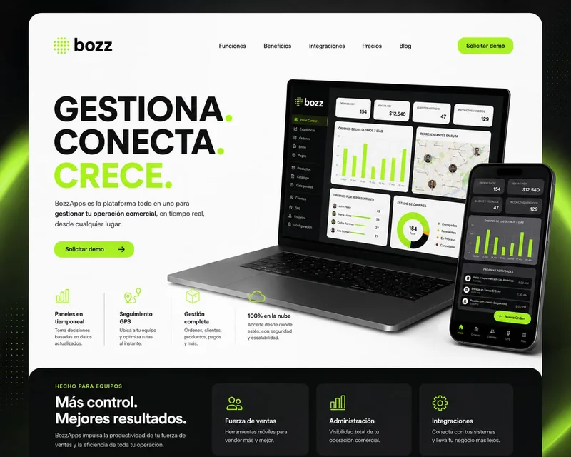 Bozz Apps Full control for sales teams.